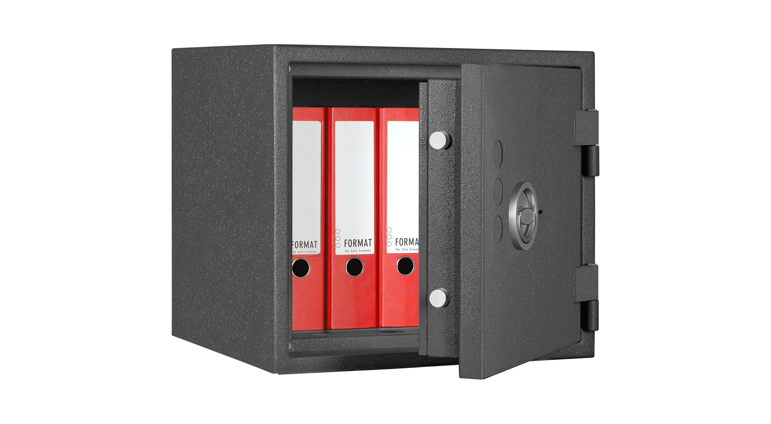 Format PAPER STAR Star Light 3 in RAL 7024, graphitgrau / 45° Grad geöffnet / mit Dekoration