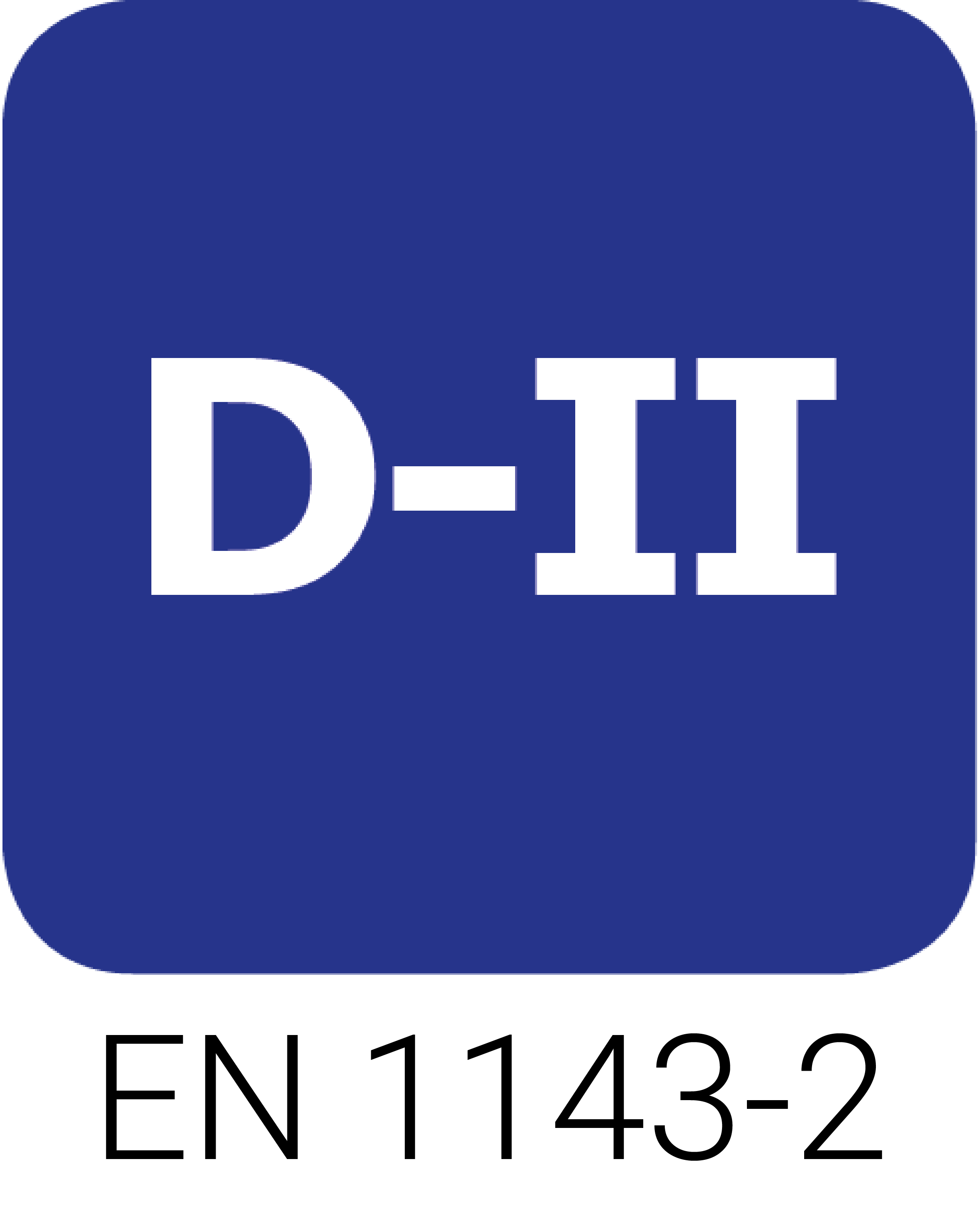 Format GmbH - Icon Widerstandsgrad D-II nach EN 1143-2