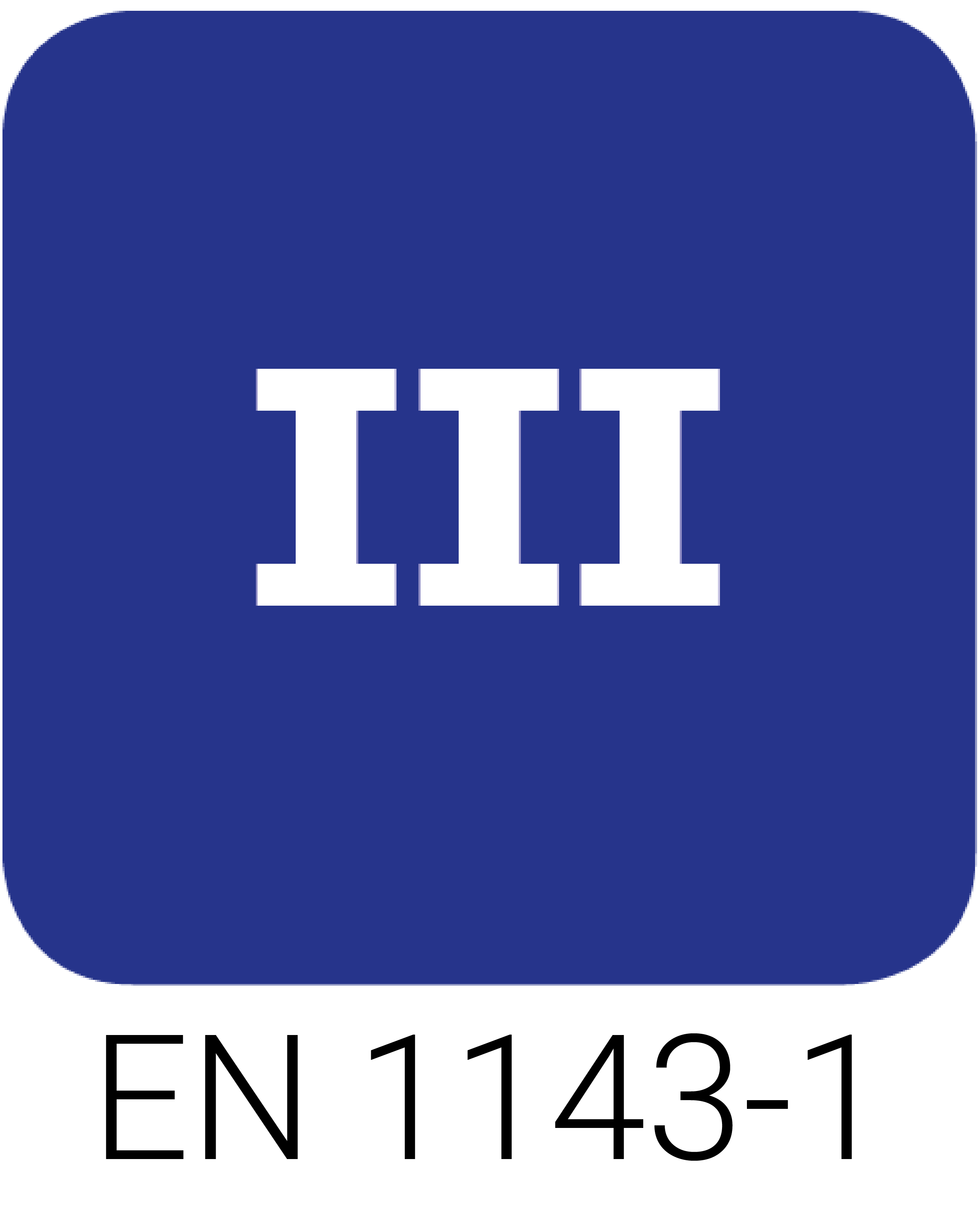 Format GmbH - Icon Widerstandsgrad III nach EN 11431-1